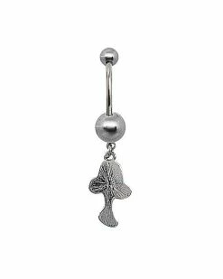 Buy 𧨠CZ Iridescent Mushroom Dangle Belly Ring - 14 Gauge π 5 Buy 𧨠CZ Iridescent Mushroom Dangle Belly Ring - 14 Gauge π -Playboy Shop 03871241 B
