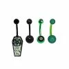 Cheapest 😀 Multi-Pack Pentagram Coffin and Green Belly Rings 4 Pack - 14 Gauge 👏 2 Cheapest 😀 Multi-Pack Pentagram Coffin and Green Belly Rings 4 Pack - 14 Gauge 👏 -Playboy Shop 03871381 A