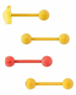 Brand new π Multi-Pack CZ Rubber Duck Barbells 4 Pack - 14 Gauge π₯ 6 Brand new π Multi-Pack CZ Rubber Duck Barbells 4 Pack - 14 Gauge π₯ -Playboy Shop 03871522 a