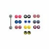 Hot Sale ⌛ Barbell with Multi-Colored Extra Balls - 14 Gauge ✔️ -Playboy Shop 03871647