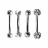 New π Multi-Pack Silverplated CZ Pave Curved Barbells 4 Pack -16 Gauge π 2 New π Multi-Pack Silverplated CZ Pave Curved Barbells 4 Pack -16 Gauge π -Playboy Shop 03871712 a