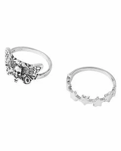 Brand new 💯 Multi-Pack Fairy Cystral Rings - 5 Pack ⭐ -Playboy Shop 03871878 c