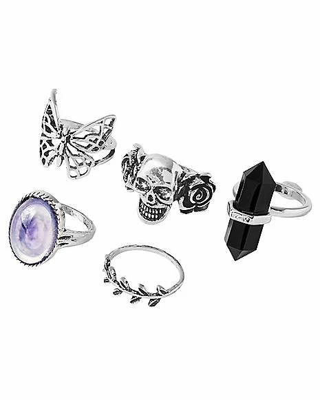 Wholesale β Multi-Pack Crystal Butterfly Rings - 5 Pack π 4 Wholesale β Multi-Pack Crystal Butterfly Rings - 5 Pack π - Image 2