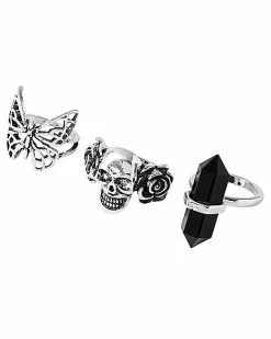 Wholesale β Multi-Pack Crystal Butterfly Rings - 5 Pack π 8 Wholesale β Multi-Pack Crystal Butterfly Rings - 5 Pack π -Playboy Shop 03871886 b