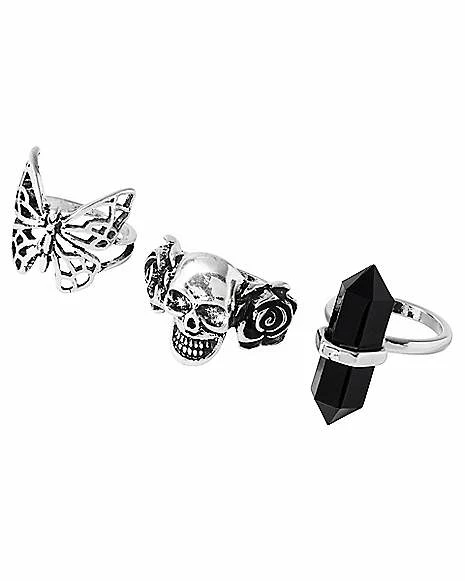Wholesale β Multi-Pack Crystal Butterfly Rings - 5 Pack π 5 Wholesale β Multi-Pack Crystal Butterfly Rings - 5 Pack π - Image 3