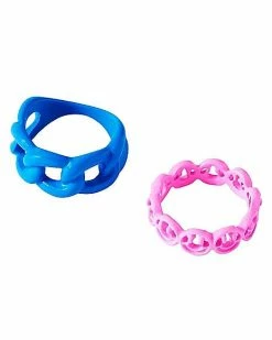 Wholesale ✨ Multi-Pack Butterfly Smiley Rings - 5 Pack ✨ -Playboy Shop 03871894 c