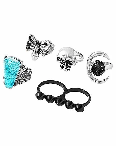 Wholesale π Multi-Pack Spider Skull Rings - 5 Pack π₯° 4 Wholesale π Multi-Pack Spider Skull Rings - 5 Pack π₯° - Image 2