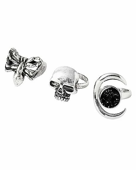 Wholesale π Multi-Pack Spider Skull Rings - 5 Pack π₯° 5 Wholesale π Multi-Pack Spider Skull Rings - 5 Pack π₯° - Image 3
