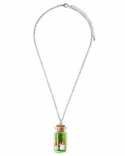 Outlet 🎁 Mushroom Jar Necklace 🛒 -Playboy Shop 03872009 a