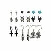 Flash Sale 🧨 Multi Pack Dragon Sword Crystal Dangle and Stud Earrings - 9 Pack 👍 -Playboy Shop 03872116