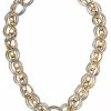 Budget π Two Tone Double Strand Curb Chain Necklace π 2 Budget π Two Tone Double Strand Curb Chain Necklace π -Playboy Shop 03872132 a