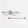 Budget 👏 Multi-Pack Flower Chain Industrial Barbells 2 Pack - 14 Gauge ✨ -Playboy Shop 03872264 a