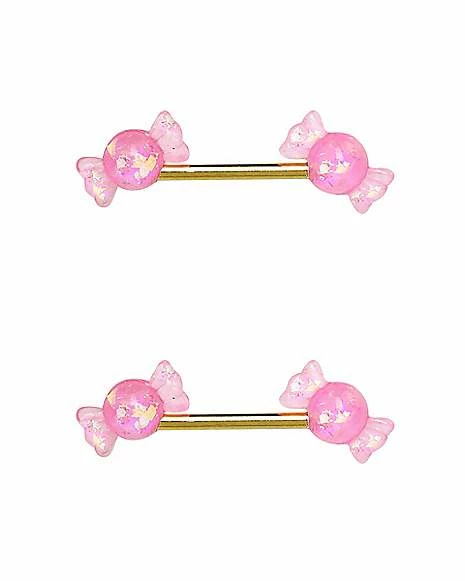 Flash Sale π₯ Pink π¬ Candy Nipple Barbells - 14 Gauge π 3 Flash Sale π₯ Pink π¬ Candy Nipple Barbells - 14 Gauge π