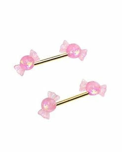 Flash Sale π₯ Pink π¬ Candy Nipple Barbells - 14 Gauge π 7 Flash Sale π₯ Pink π¬ Candy Nipple Barbells - 14 Gauge π -Playboy Shop 03872611 b