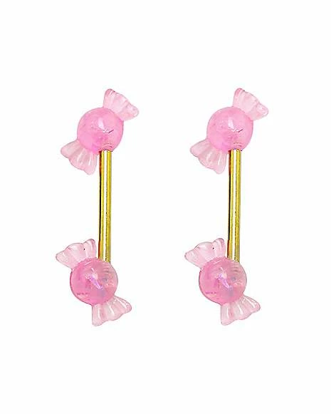 Flash Sale π₯ Pink π¬ Candy Nipple Barbells - 14 Gauge π 6 Flash Sale π₯ Pink π¬ Candy Nipple Barbells - 14 Gauge π - Image 4