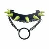 New 💯 Spiked Drop Chain O Ring Choker Necklace 🧨 -Playboy Shop 03872686