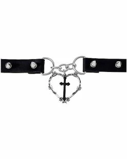 Budget π Barbed Wire Heart Choker Necklace π₯ 7 Budget π Barbed Wire Heart Choker Necklace π₯ -Playboy Shop 03872702 b