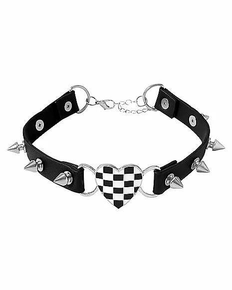 Best reviews of π Spiked Checkered Heart Choker Necklace β 4 Best reviews of π Spiked Checkered Heart Choker Necklace β - Image 2