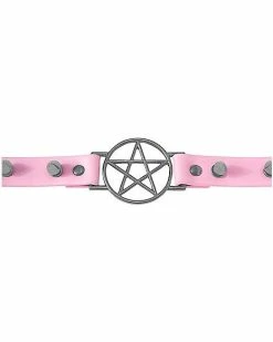 Buy ✔️ Spiked Pentagram Choker Necklace 👏 -Playboy Shop 03872744 b