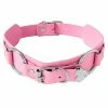 Cheapest 🛒 Pink Heart O-Ring Buckle Choker Necklace 🎁