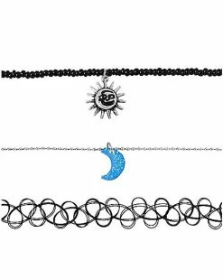 Best reviews of 😉 Multi-Pack Sun and Moon Choker Necklaces - 3 Pack ⭐ -Playboy Shop 03872827 b