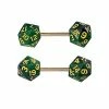 Buy 🔥 Multi Sided Dice Nipple Barbells - 14 Gauge 🎉 -Playboy Shop 03872983