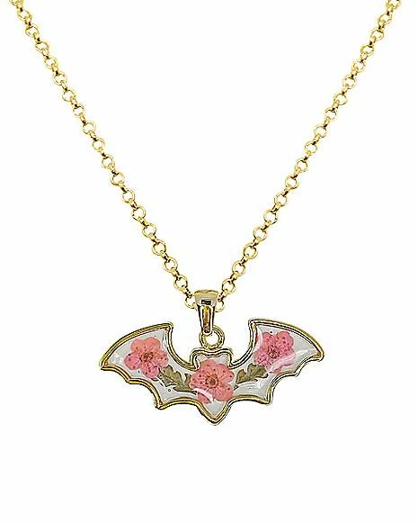 Buy β Bat Flower Chain Necklace π 3 Buy β Bat Flower Chain Necklace π