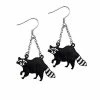 Cheap ⌛ Raccoon Dangle Earrings - 18 Gauge ⌛ 2 Cheap ⌛ Raccoon Dangle Earrings - 18 Gauge ⌛ -Playboy Shop 03873718 a