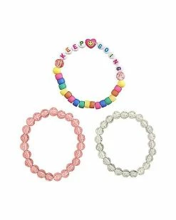 Cheap 🔔 Multi-Pack Keep Going Bracelets - 3 Pack 😀