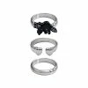 Flash Sale 🔔 Multi-Pack Raccoon and Heart Rings - 3 Pack 🎉 -Playboy Shop 03873825 a
