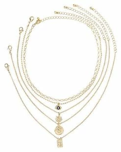 Top 10 🌟 Multi-Pack Sun Eye Flower Chain Necklaces - 5 Pack 🔥 -Playboy Shop 03873940 b