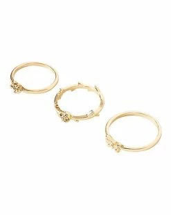 Cheap π Multi-Pack Goldtone Daisy and Flower Rings - 9 Pack π 9 Cheap π Multi-Pack Goldtone Daisy and Flower Rings - 9 Pack π -Playboy Shop 03874005 d
