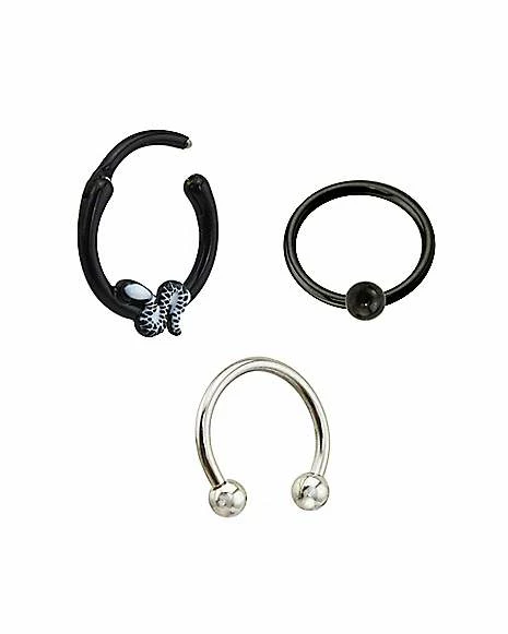 Best deal π Multi-Pack Snake Captive Rings and Horseshoe Rings 3 Pack - 16 Gauge β€οΈ 4 Best deal π Multi-Pack Snake Captive Rings and Horseshoe Rings 3 Pack - 16 Gauge β€οΈ - Image 2