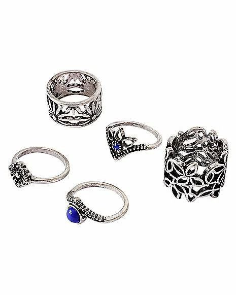 Coupon 🧨 Multi-Pack Floral Ring Set - 5 Pack ⌛ 3 Coupon 🧨 Multi-Pack Floral Ring Set - 5 Pack ⌛
