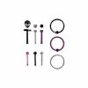 Cheapest 😉 Multi-Pack Purple and Black Alien Bone and Hoop Nose Rings 9 Pack - 20 Gauge 🎉 -Playboy Shop 03874245