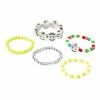 Deals 🌟 Multi-Pack Smiley Face Beaded Rings - 5 Pack 🎁 -Playboy Shop 03874351 a