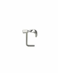 Brand new ✔️ Twisted Half Hoop L-Bend Nose Ring - 20 Gauge 🥰 -Playboy Shop 03875754 c