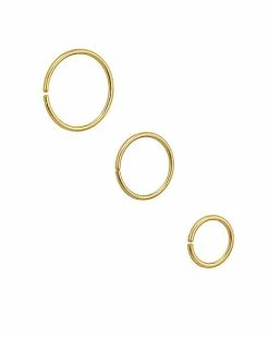 Best Sale ✔️ Multi-Pack Goldplated Seamless Hoop Nose Rings 3 Pack - 20 Gauge ⭐ 5 Best Sale ✔️ Multi-Pack Goldplated Seamless Hoop Nose Rings 3 Pack - 20 Gauge ⭐ -Playboy Shop 03875945 b