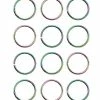 Flash Sale 🤩 Multi-Pack Rainbow Seamless Hoop Nose Rings 12 Pack - 20 Gauge ❤️