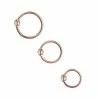 Promo 😍 Multi-Pack CZ Goldtone Seamless Hoop Nose Rings 3 Pack - 20 Gauge 🧨 -Playboy Shop 03876083 a