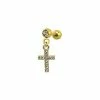 Deals 𧨠CZ Goldtone Dangle Cartilage Barbell - 16 Gauge βοΈ 2 Deals 𧨠CZ Goldtone Dangle Cartilage Barbell - 16 Gauge βοΈ -Playboy Shop 03877347 a