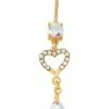 Best reviews of 🎁 CZ Cluster Heart Dangle Belly Ring - 14 Gauge 🎉 -Playboy Shop 03877701 a