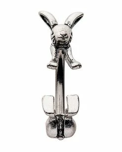 Best deal 𧨠Silvertone Rabbit Fixed Banana Belly Ring - 14 Gauge π 6 Best deal 𧨠Silvertone Rabbit Fixed Banana Belly Ring - 14 Gauge π -Playboy Shop 03879103 b