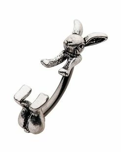Best deal 𧨠Silvertone Rabbit Fixed Banana Belly Ring - 14 Gauge π 7 Best deal 𧨠Silvertone Rabbit Fixed Banana Belly Ring - 14 Gauge π -Playboy Shop 03879103 c