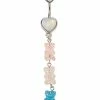 Best Pirce 🎁 Triple Bear Iridescent Dangle Belly Ring - 14 Gauge ✨ -Playboy Shop 03879137 a