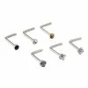Best Sale β¨ Multi-Pack CZ Black Pink Clear Titanium L-Bend Nose Rings 6 Pack - 20 Gauge π 2 Best Sale β¨ Multi-Pack CZ Black Pink Clear Titanium L-Bend Nose Rings 6 Pack - 20 Gauge π -Playboy Shop 03879863 a