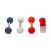 New 𧨠Multi-Pack Pill Red and White Barbells 4 Pack - 14 Gauge π 1 New 𧨠Multi-Pack Pill Red and White Barbells 4 Pack - 14 Gauge π -Playboy Shop 03880424 a