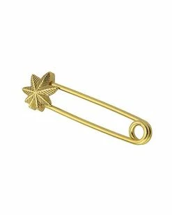 Brand new 🔥 Weed Leaf Safety Pin Industrial Barbell - 14 Gauge 💯 -Playboy Shop 03880994 c