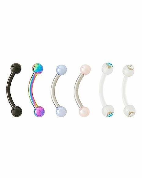 Deals π Multi-Pack CZ Assorted Curved Barbells 6 Pack - 16 Gauge β€οΈ 3 Deals π Multi-Pack CZ Assorted Curved Barbells 6 Pack - 16 Gauge β€οΈ