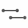 New 🛒 CZ Titanium Nipple Barbells - 14 Gauge 🛒 -Playboy Shop 03882008 a